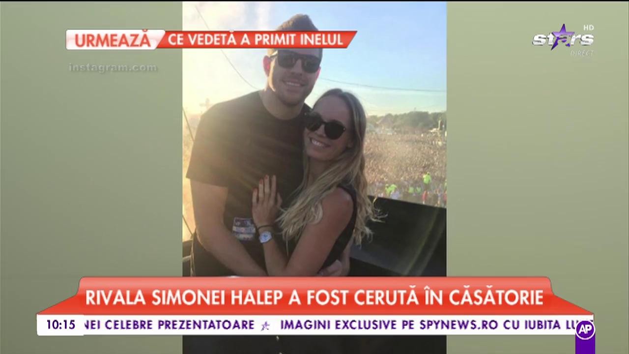 Rivala Simonei Halep a fost cerută &icirc;n căsătorie de iubitul baschetbalist
