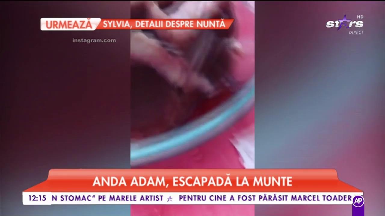 Anda Adam, &icirc;n vacanță la munte. Vedeta a plecat departe de agitația capitalei