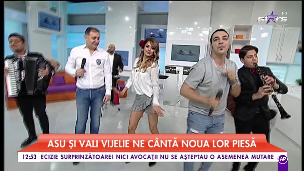 Asu și Vali Vijelie vin &icirc;n platoul Star Matinal pentur a c&acirc;nta noua piesă.