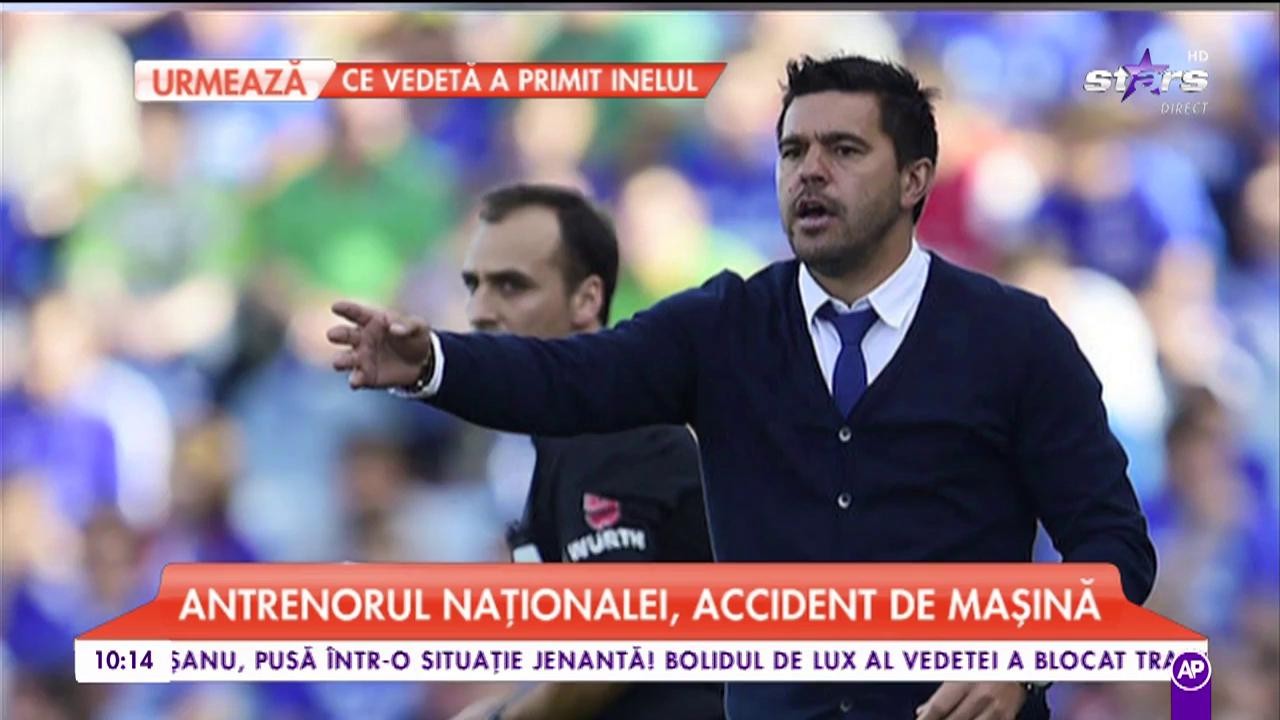 Cosmin Contra a fost implicat intr-un accident de mașină. Antrenorul a scăpat nevătămat