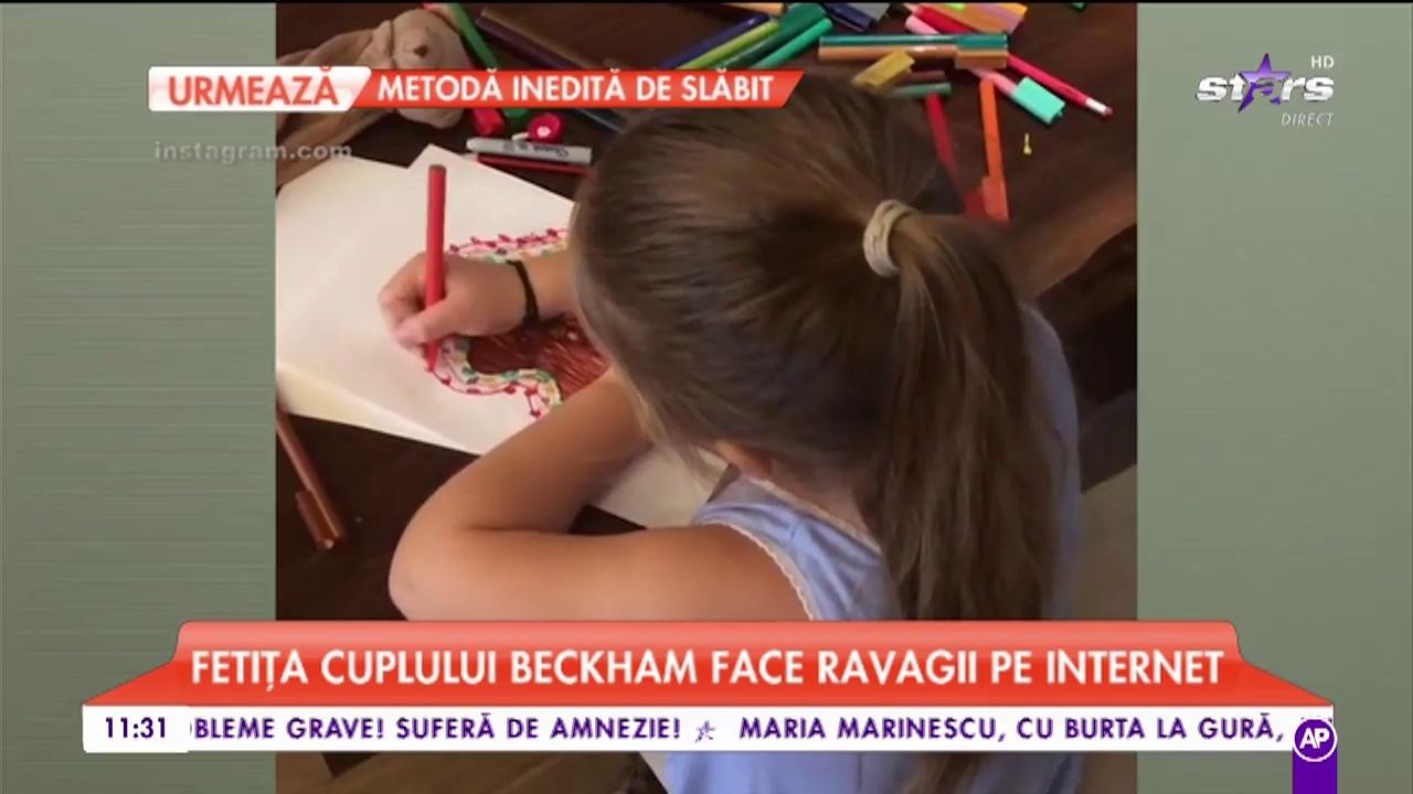 Harper Beckham face ravagii pe internet. Fetița cuplului simte &icirc;ncă de pe acum spiritul Craciunului