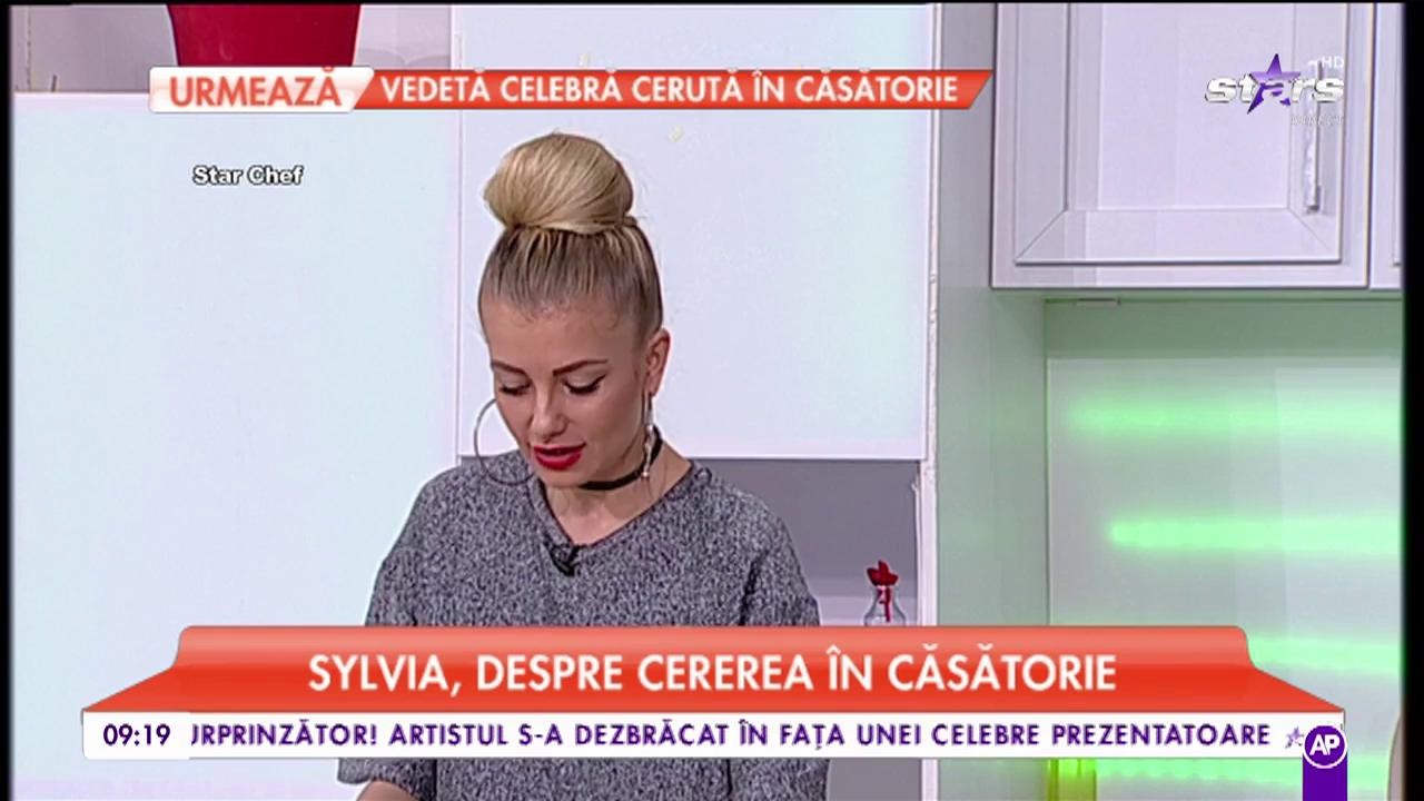 Sylvia i-a făcut programul de nuntă logodnicului ei