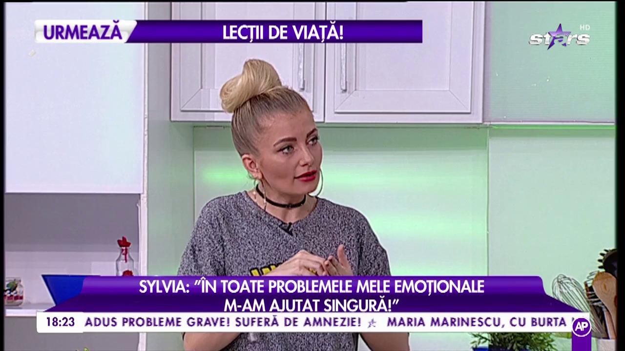 Sylvia vorbește despre dragoste: ”La început toate relațiile sunt frumoase! Se strică pe parcurs!”