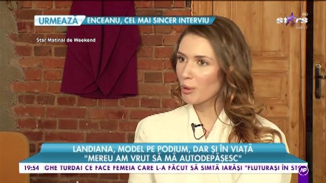 Landiana este cel mai bine cotat manechin din Rom&acirc;nia: &bdquo;M-a descoperit cineva pe stradă&rdquo;