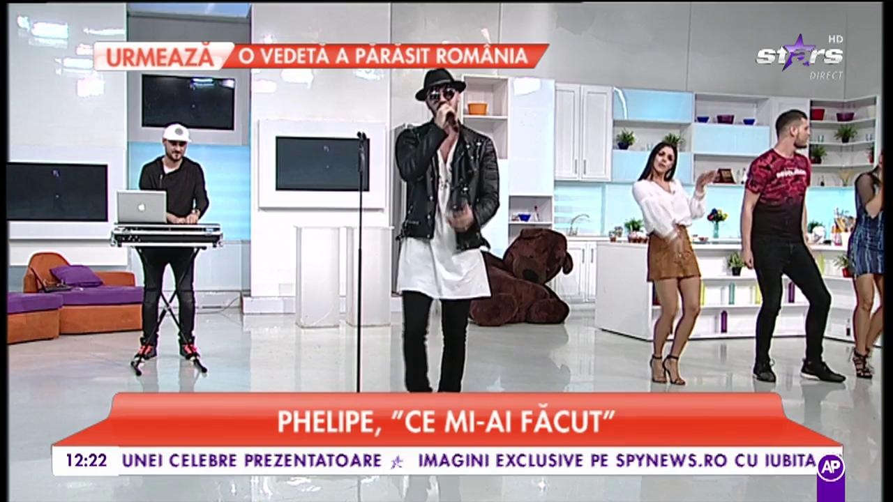 Phelipe lansează piesa şi clipul "Ce mi-ai facut"