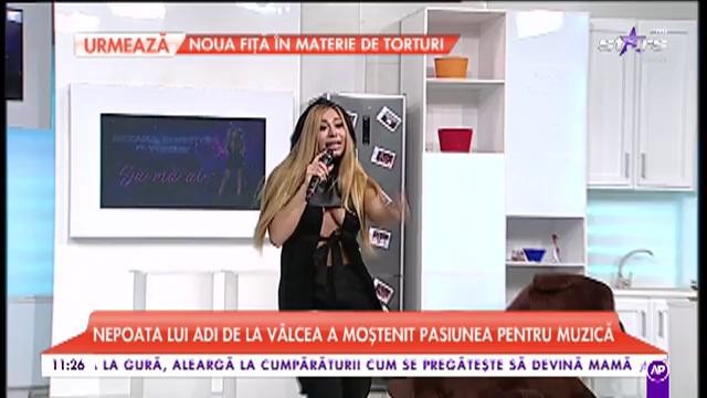 Nepoata lui Adi de la V&acirc;lcea a moștenit pasiunea pentru muzică