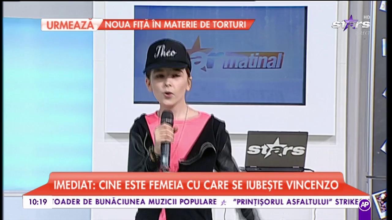 Theo, "Justin Biber de Rom&acirc;nia", a c&acirc;ntat la Star Matinal