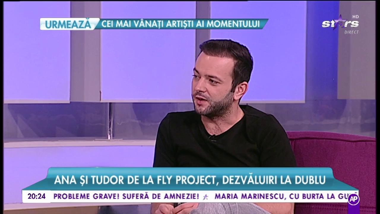 Ana și Tudor de la Fly Project, dezvăluiri de dublu: &bdquo;De ziua mea mi-am &icirc;nchis telefonul și am dormit&rdquo;