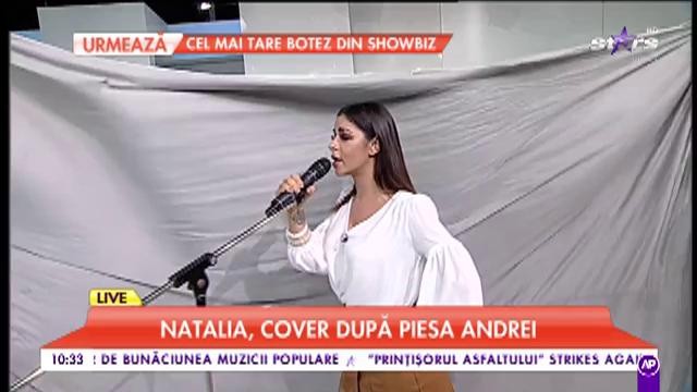 Natalia Mateuţ s-a lansat &icirc;n muzică! A c&acirc;ntat LIVE la Star Matinal!