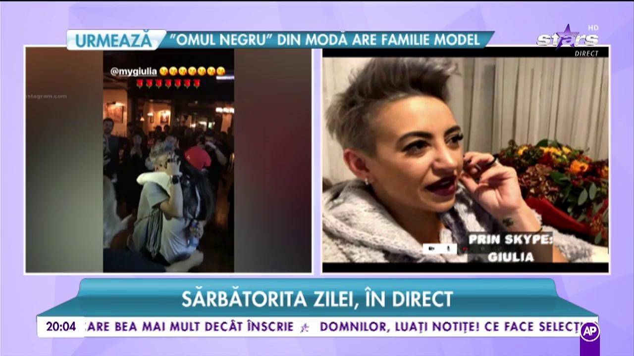 Giulia, sărbătorita zilei, &icirc;n direct! Antonia și Alex Velea au făcut un show incendiar la ziua vedetei: &rdquo;A fost una dintre cele mai frumoase petreceri&rdquo;