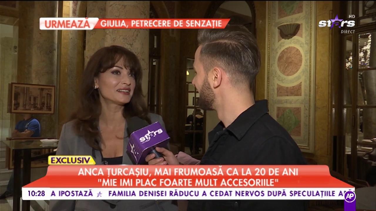 Anca Ţurcaşiu, mai frumoasă ca la 20 de ani! "Nu am dat bani mulţi pe haine de firmă"