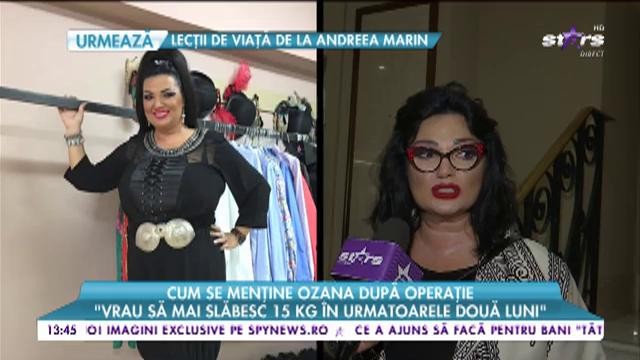 Ozana Barabancea, apariţie de senzaţie la un eveniment monden! Artista s-a transformat total după operaţia de micşorare a stomacului