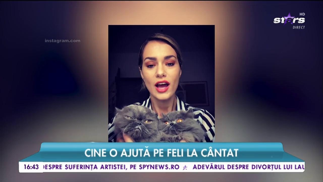 Feli și-a făcut &rdquo;ajutoarele&rdquo; vedete pe interet. Cine o ajută pe Feli la c&acirc;ntat