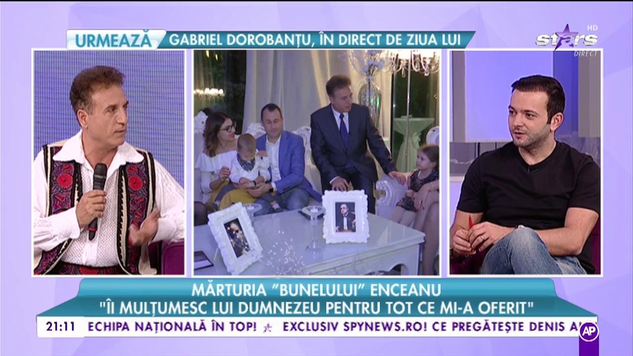 Constantin Enceanu, naș de meserie și bunicuț de nota 10: &rdquo;&Icirc;i multumesc lui Dumnezeu pentru tot ce mi-a oferit&rdquo;