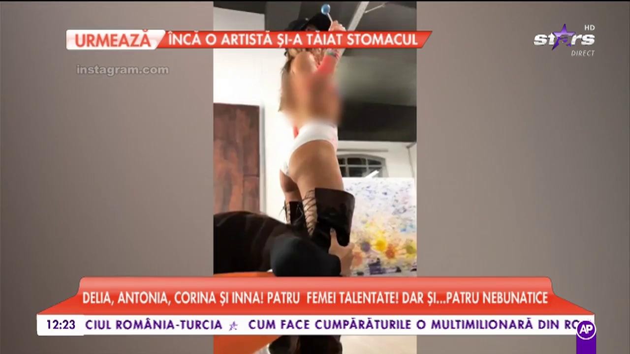 Ce se &icirc;nt&acirc;mplă c&acirc;nd Corina ne arată c&acirc;t de lucrată este la sală
