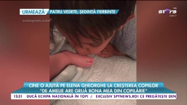 Cine o ajută pe Elena Gheorghe la creșterea copiilor: &bdquo;Am mare noroc cu soacra mea&rdquo;