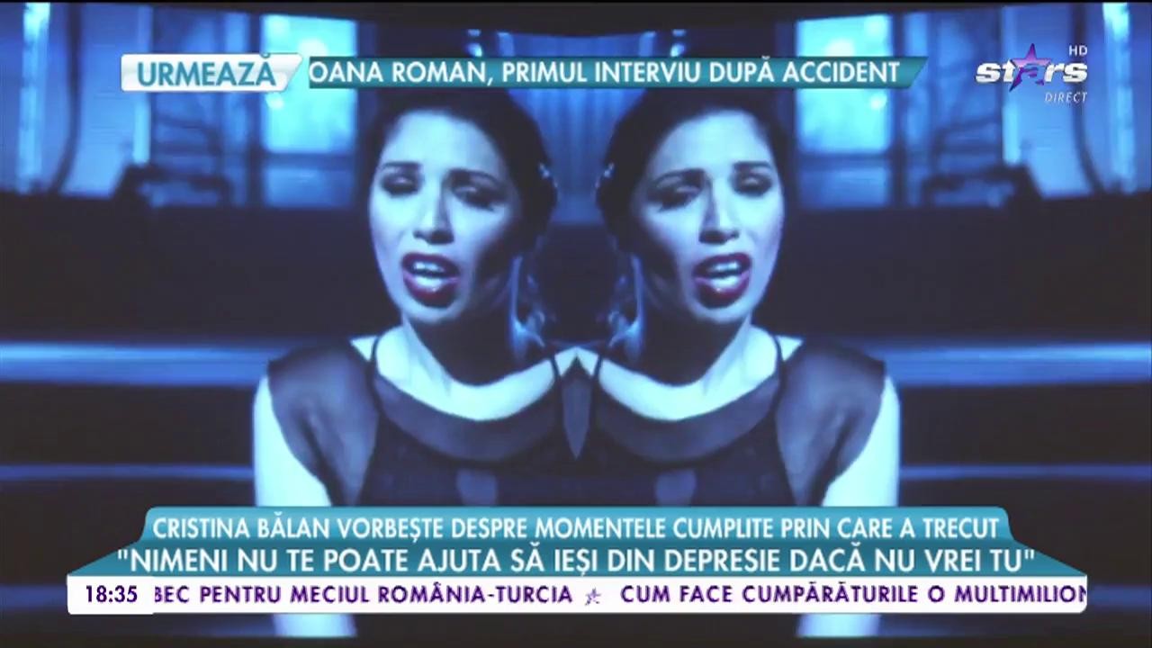 Povestea de viata a unei artiste celebre, Cristina Bălan vorbește despre momentele cumplite prin care a trecut