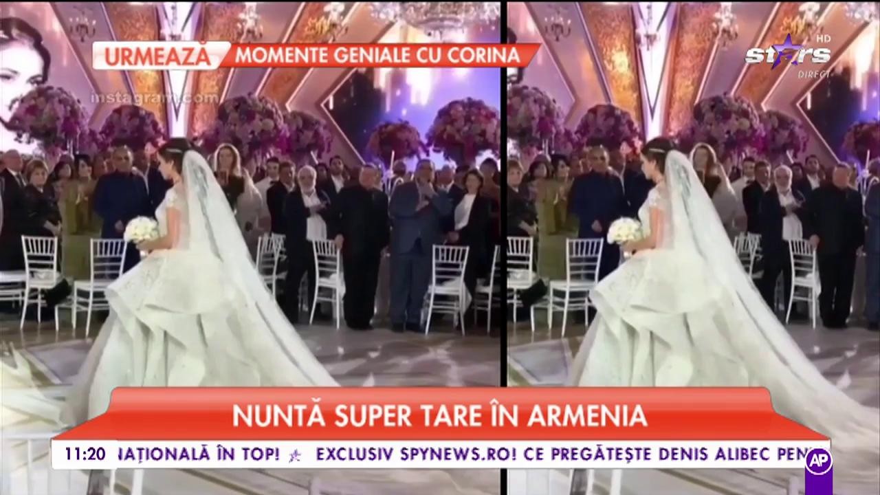 Nuntă super tare &icirc;n Armenia. Mirii au dansat cot la cot cu invitații
