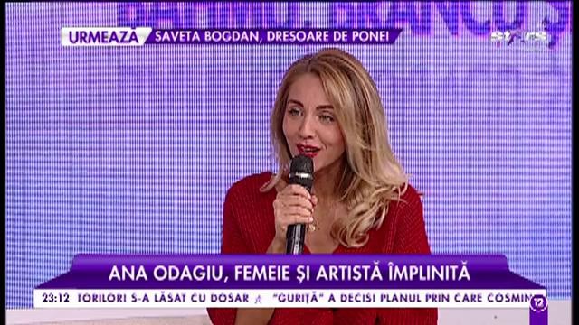 Ana Odagiu și Ovidiu, &icirc;n platou la &rdquo;Agenția VIP&rdquo;. Artista a fost cerută &icirc;n căsătorie de iubit