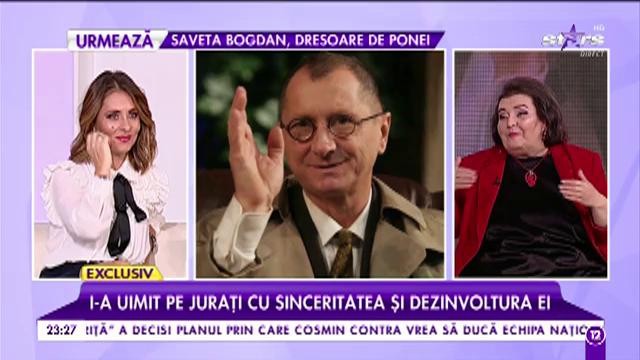 Doina Ghițescu &icirc;și caută jumătatea printre burlacii Rom&acirc;niei. I-a uimit pe jurați cu sinceritatea și dezinvoltura ei