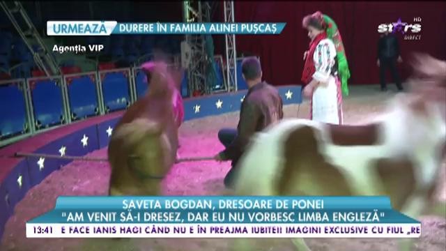 Imagini senzaţionale! Saveta Bogdan s-a apucat să dreseze ponei