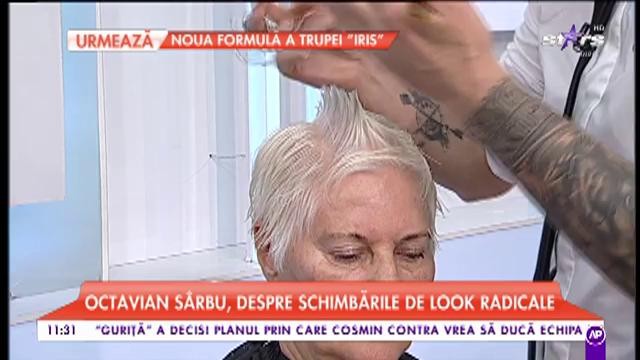 Octavian S&acirc;rbu, despre schimbarile de look radicale