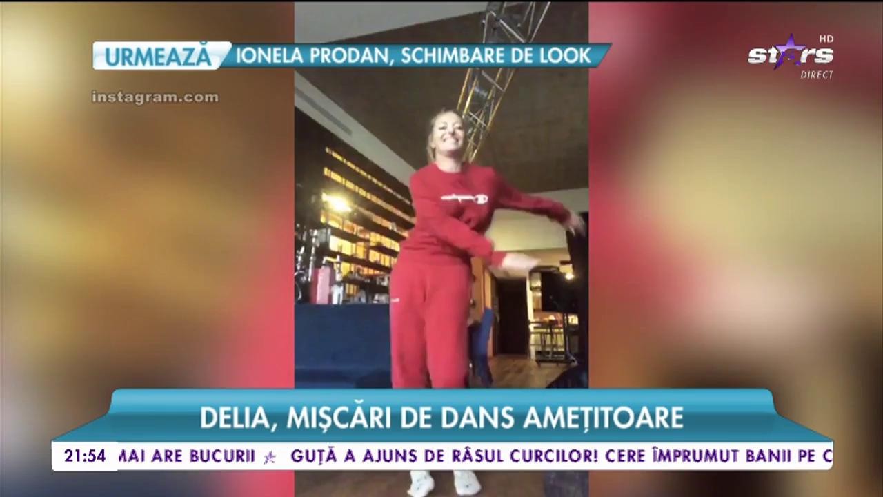 Delia, mișcări de dans amețitoare! Artista s-ar putea face oric&acirc;nd coregraf