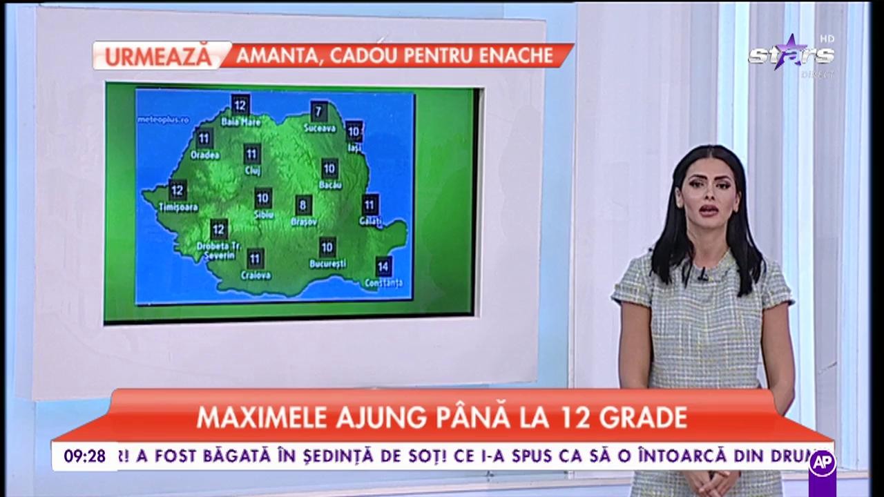Ninsoarea și ploile lovesc &icirc;n toată țara. Maximele ajung p&acirc;nă la 12&deg;C