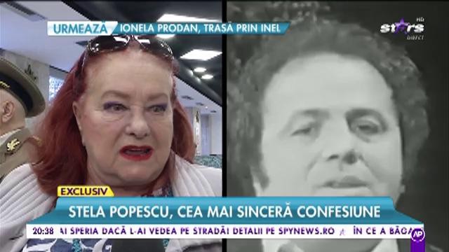 Stela Popescu, cea mai sinceră confesiune