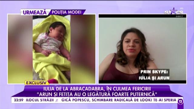 Iulia de la Abracadabra, &icirc;n culmea fericirii. A adus-o pe lume pe micuţa Ellie, după o sarcină extrem de grea