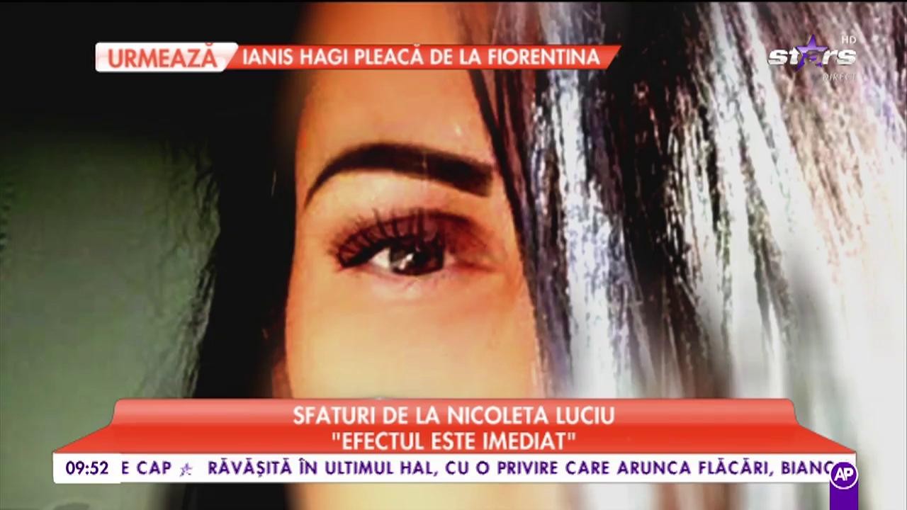 Sfatuiri de la Nicoleta Luciu: &bdquo;Nu veți face niciodată carii&rdquo;