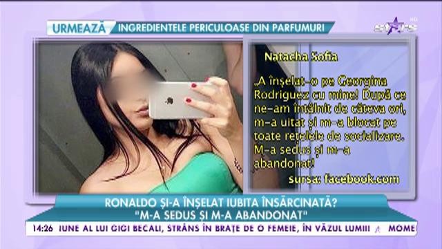 Ronaldo și-a &icirc;nșelat iubita &icirc;nsărcinată? &bdquo;M-a sedus și m-a abandonat&rdquo;