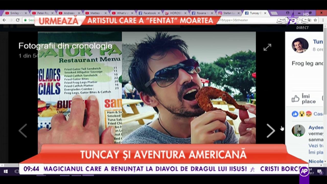 Tuncay și aventura americană. Turcul măn&acirc;ncă picioare de broască