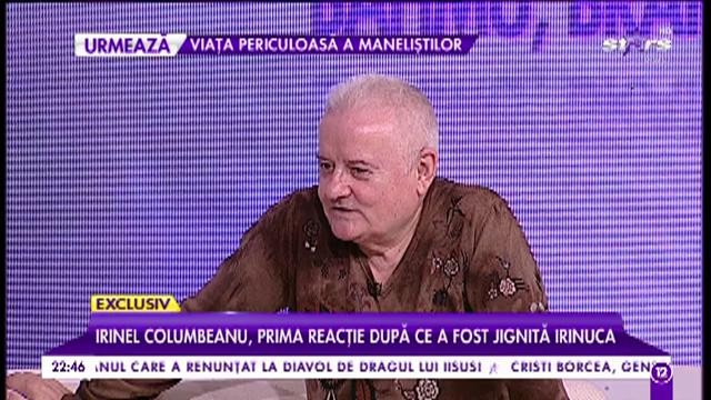 Irinel Columbeanu: &bdquo;Nu mă bag &icirc;n relația fiicei mele cu mama ei. Ce vorbesc și fac ele e treaba lor&rdquo;