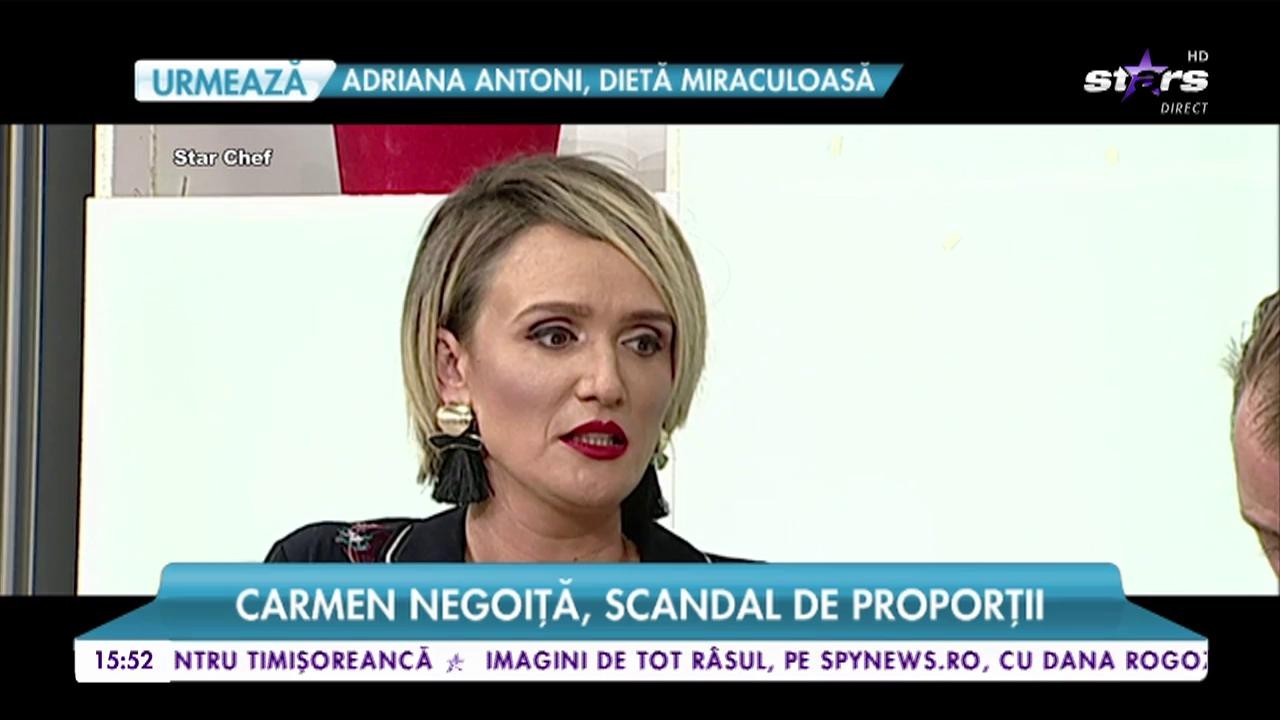 Carmen Negoiţă a fost implicată &icirc;ntr-un scandal de proporţii