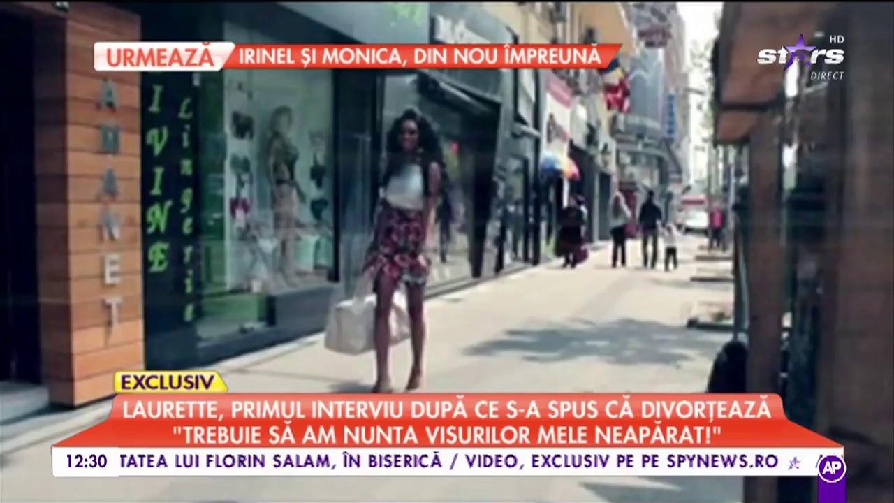 Laurette, primul interviu după ce a spus că divorțează: &rdquo;Cred că Dumnezeu pentru fiecare om are un scop&rdquo;