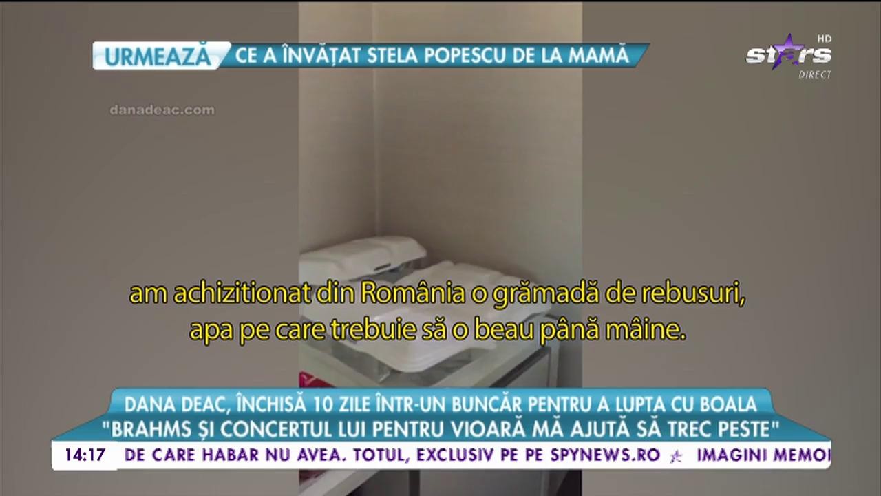Dana Deac, &icirc;nchisă 10 zile &icirc;ntr-un buncăr pentru a lupta cu boala cumplită: &rdquo;Am trecut cu bine aici, &icirc;n buncăr&rdquo;