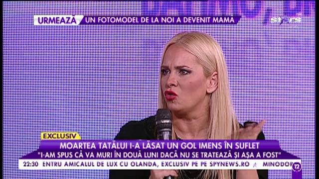 Paula Chirilă, o femeie de fier! Moartea tatălui i-a lăsat un gol imens &icirc;n suflet: "Nu mă așteptam, a fost un șoc"