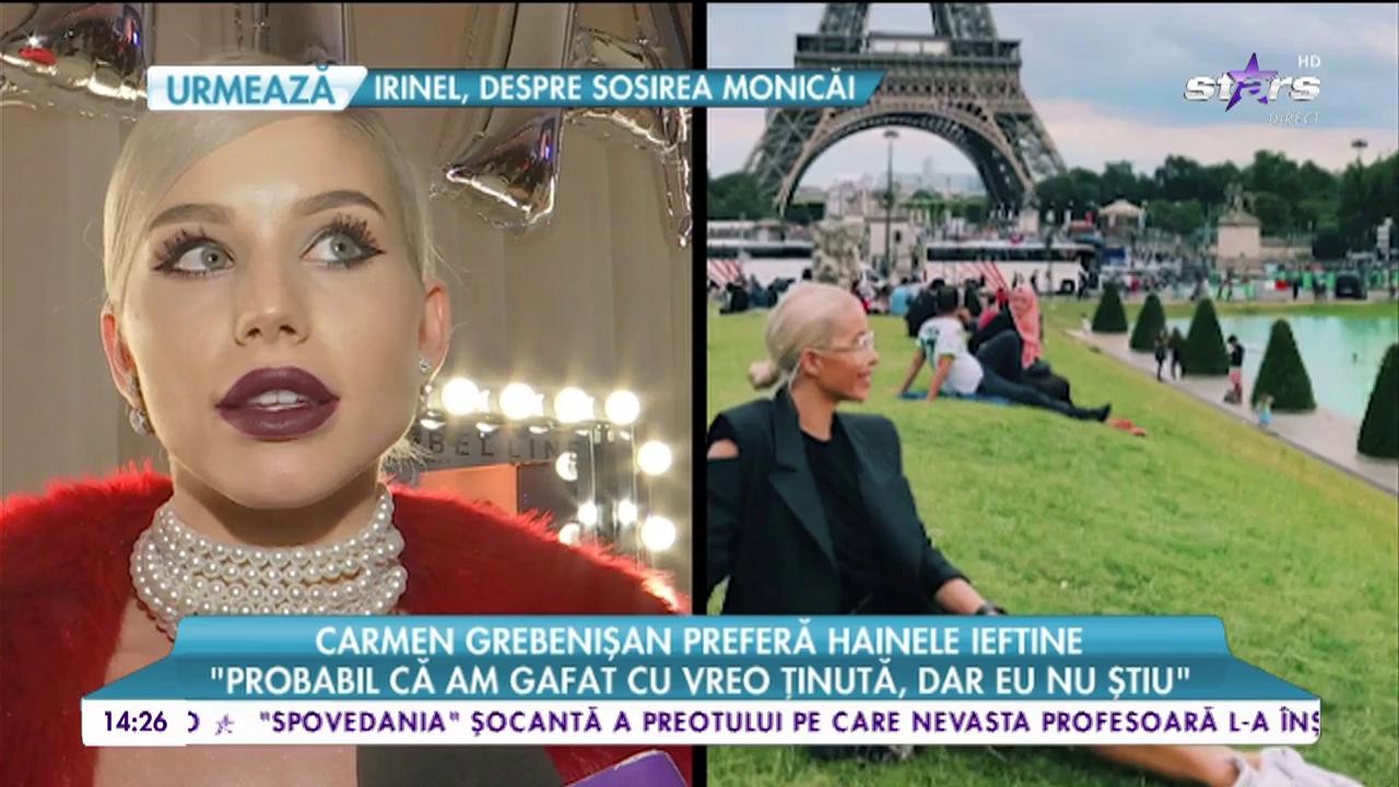 Carmen Grebenișan preferă hainele ieftine: &rdquo;Probabil că am gafat cu vreo ținută, dar eu nu am știut&rdquo;