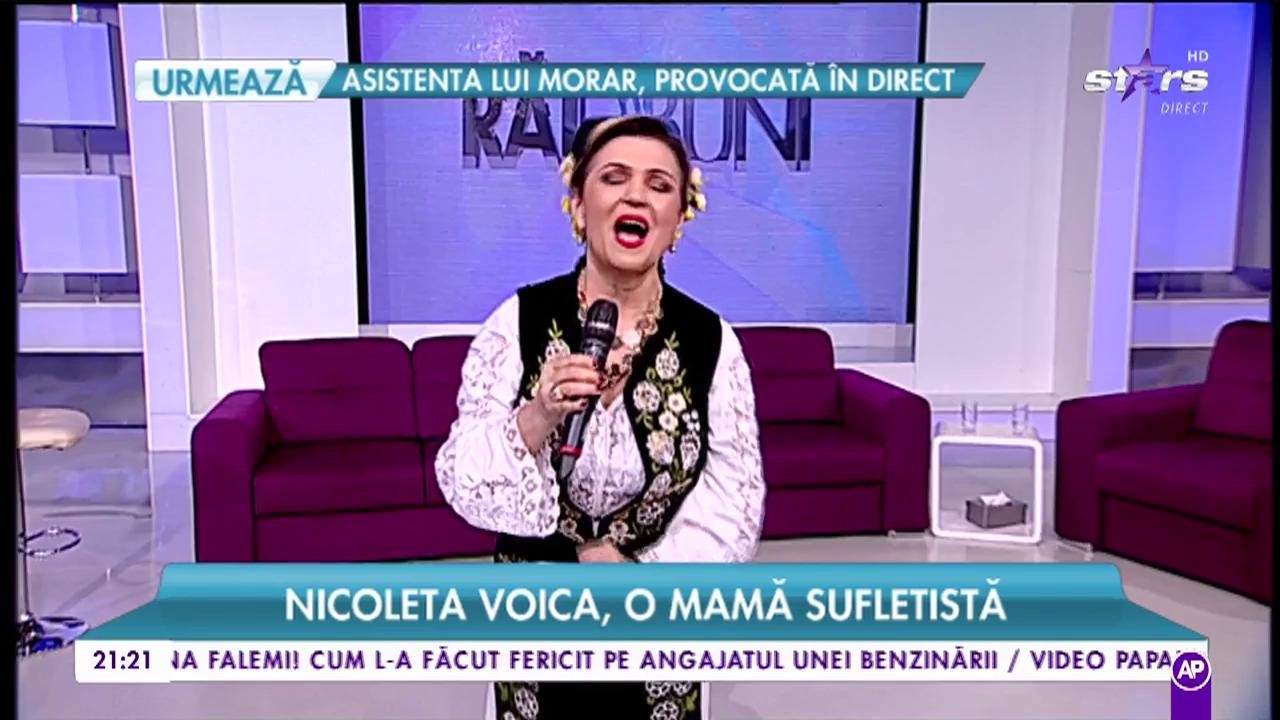Nicoleta Voica a c&acirc;ntat la Rai da' buni