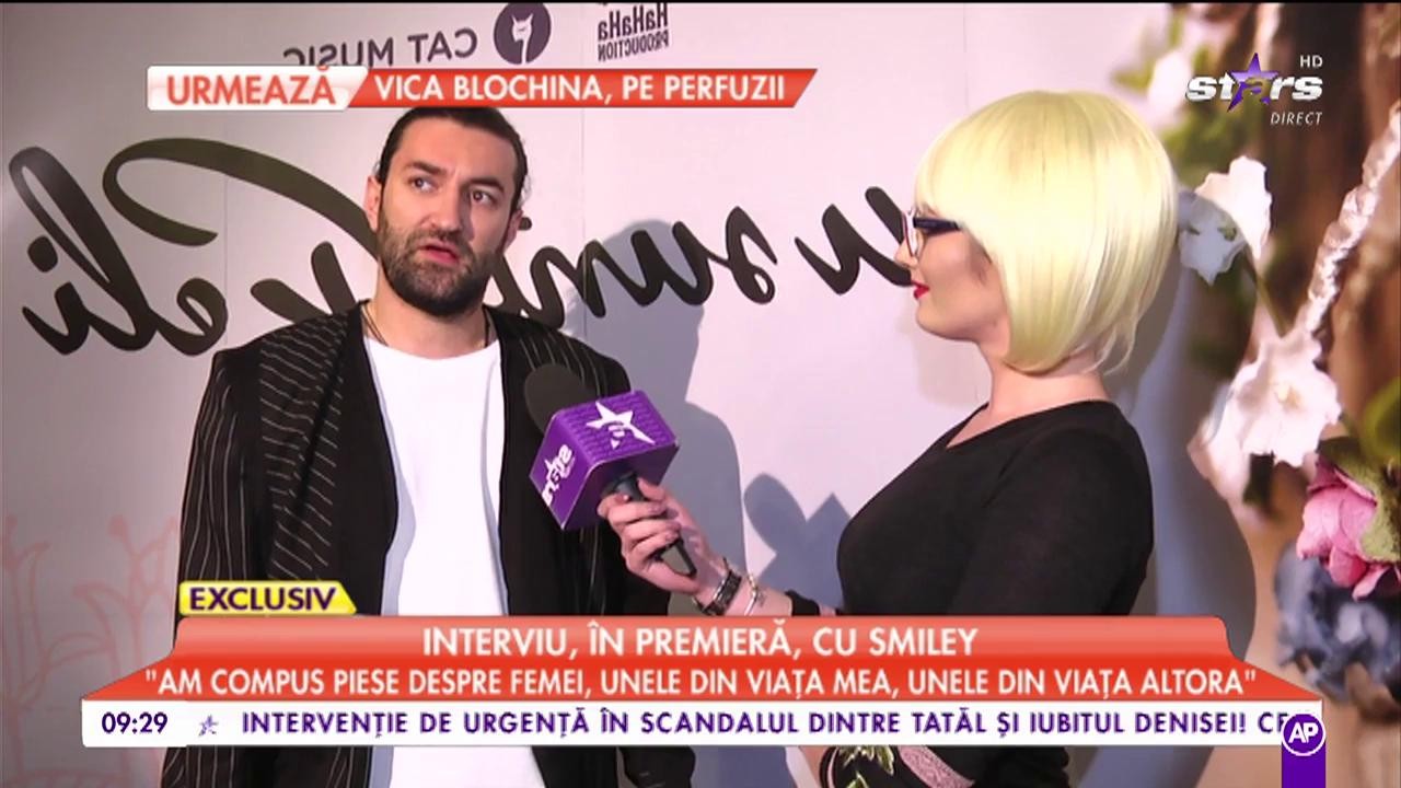 Interviu, &icirc;n premieră, cu Smiley: &rdquo;Am compus piese despre femei, unele din viața mea, unele din viața altora&rdquo;