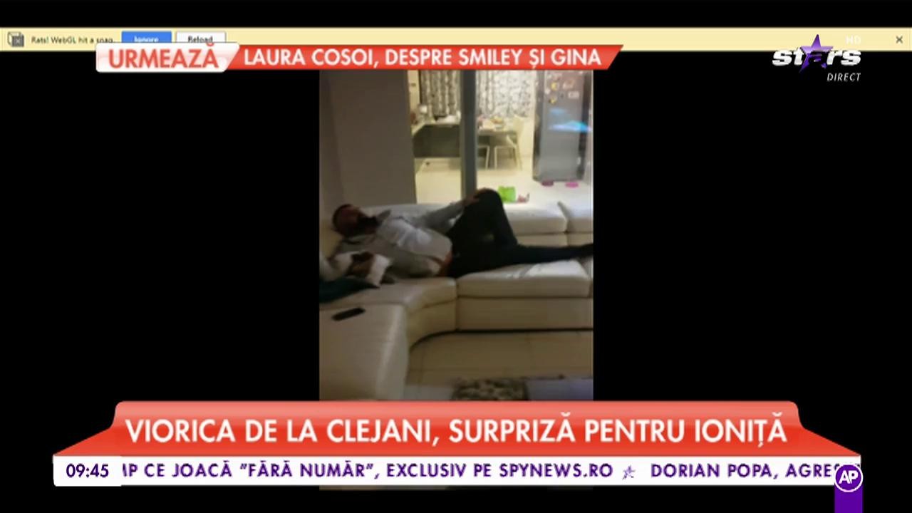 Viorica de la Clejani, surpriză pentru Ioniță. L-a trezit c&acirc;nt&acirc;nd &rdquo;La mulți ani&rdquo;