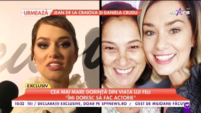 Cea mai mare dorință din viața lui Feli: &bdquo;O să fiu o mamă nebună&rdquo;