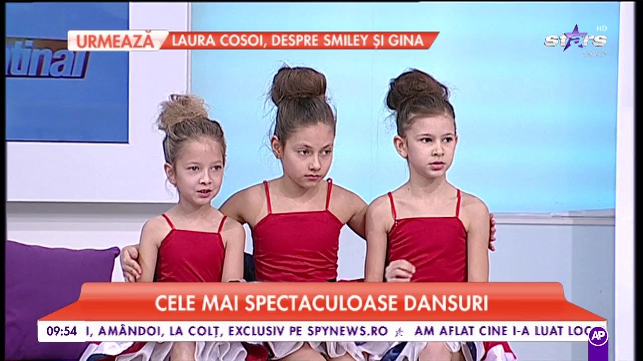 Copiii de la școala de dans Lollypops fac spectacol &icirc;n platoul Star Matinal