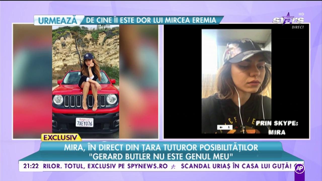 A plecat &icirc;n America pentru a uita de tragedia vieții. Mira, &icirc;n direct din țara tuturor posibilităților