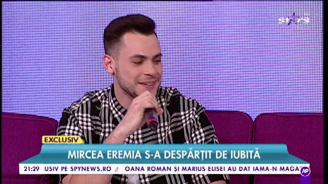 Mircea Eremia s-a despărțit de iubită: &rdquo;Nu vreau să-i fur prietenele Alinei&rdquo;