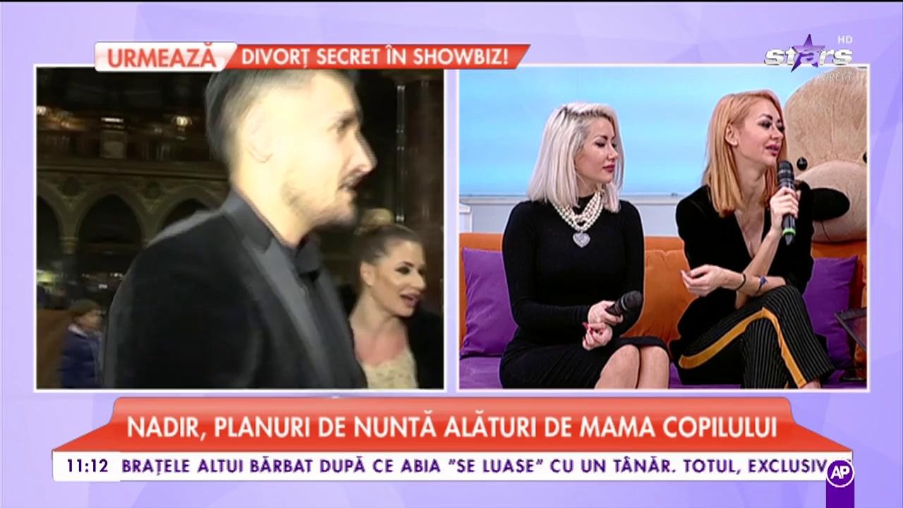 Nadir se lasă condus de iubită. Artistul are planuri de nuntă alături de mama copilului