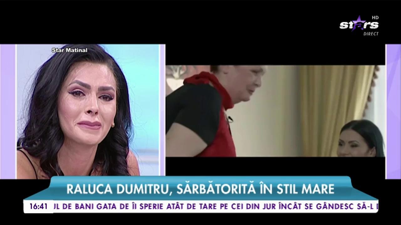 Raluca Dumitru sărbătorită &icirc;n stil mare. Surpriză de proporții pentru o frumoasă prezentatoare