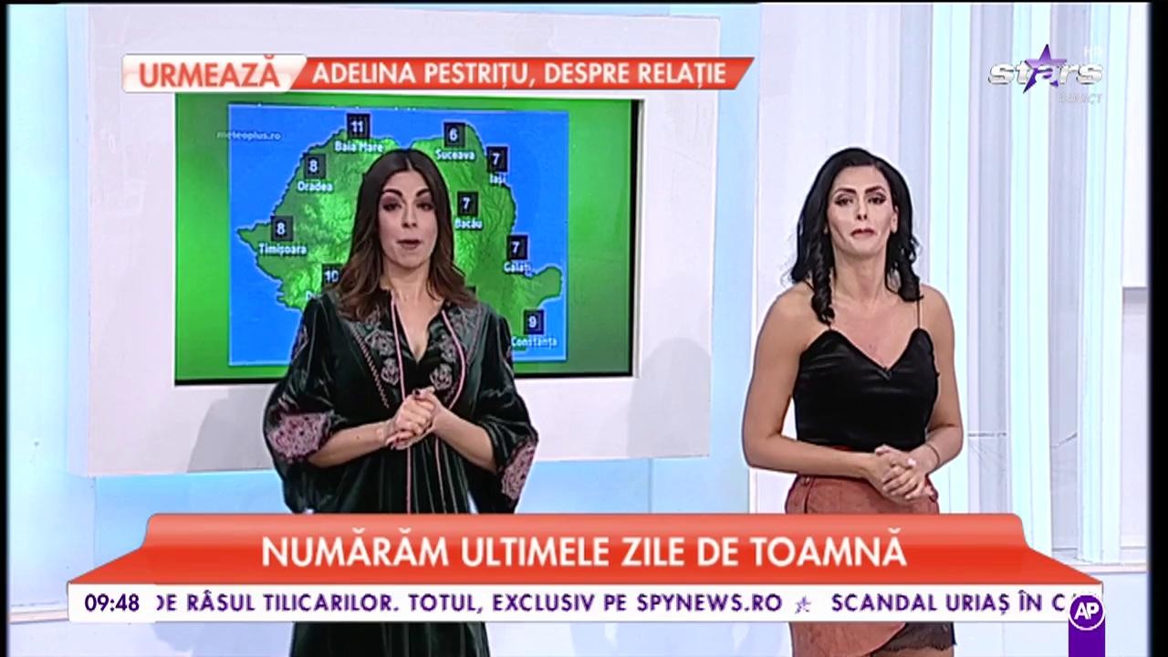 Numărăm ultimele zile de toamnă. Maximele ajung p&acirc;nă la 11&deg;C