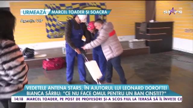 Vedetele Antena Stars, &icirc;n ajutorul lui Leonard Doroftei. Cristi Brancu: &rdquo;Ne-am hotăr&acirc;t să ne luam altă slujbă